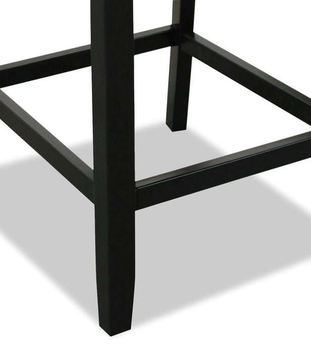 Cami Counter-Height Dining Chair with Vegan-Leather Fabric - Grey