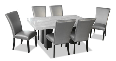 Cami 7-Piece Dining Set - Grey