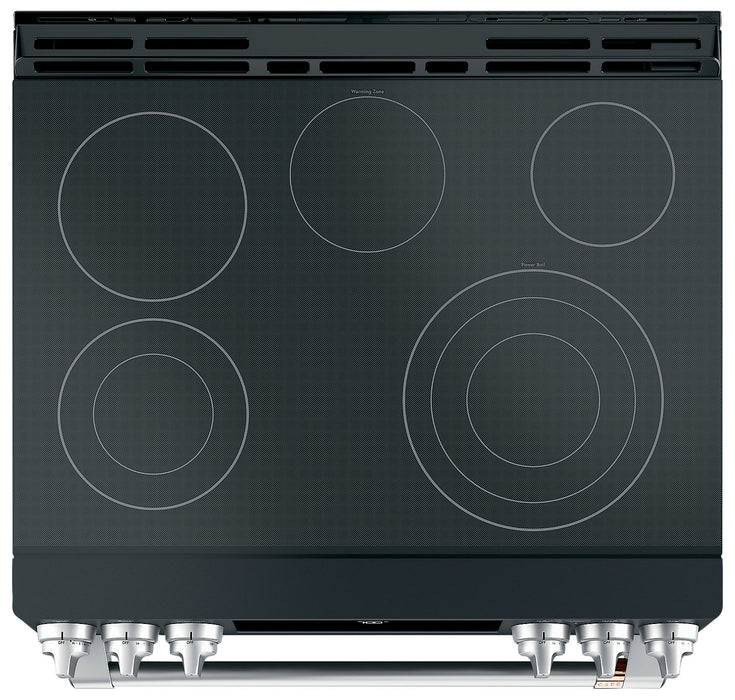 Cafe 5.7 Cu. Ft. Smart Electric Range with True European Convection - Matte Black - CCES700P3MD1