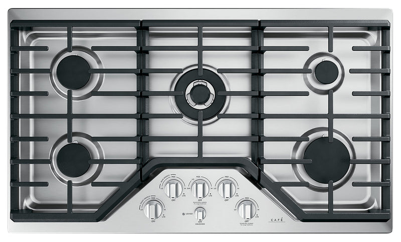 Cafe 36\" 5-Element Gas Cooktop - Stainless - CGP95362MS1