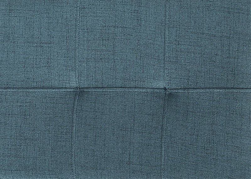 Chelsea Dining Chair with Linen-Look Fabric - Aqua Blue