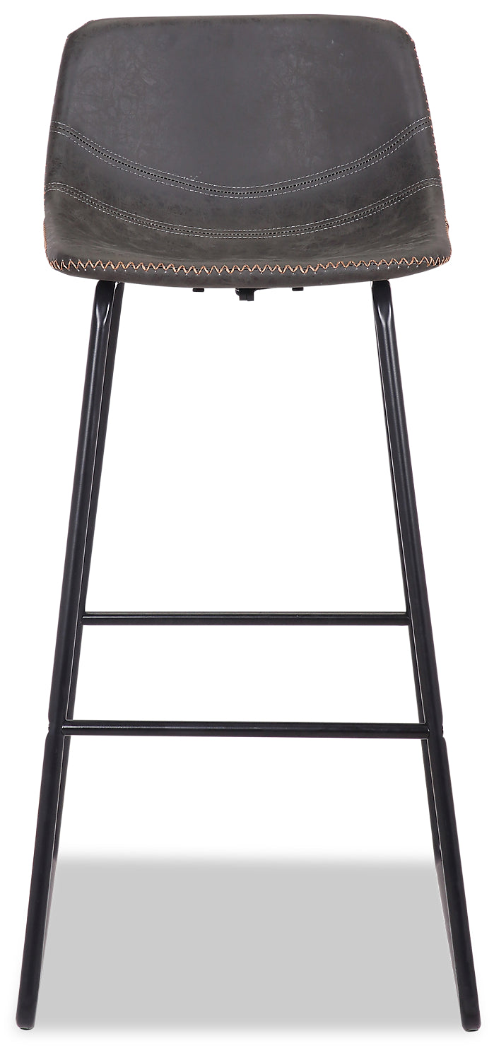 Coty Barstool with Vegan Leather Fabric, 30