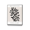 \"Forms Of Art\" Canvas Framed Black 30x40 Wall Art