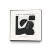 \"Art Moderne\" Canvas Framed Black 20x20 Wall Art