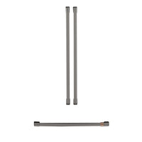 Café French-Door Refrigerator Brushed Black Handle Set - CXMA3H3PNBT