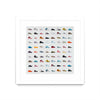 \"Life Is Short Buy The Shoes\" Matted and Framed White 30x30 Wall Art