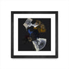 \"Luxurious Candor\" Matted and Framed Black 36x36 Wall Art