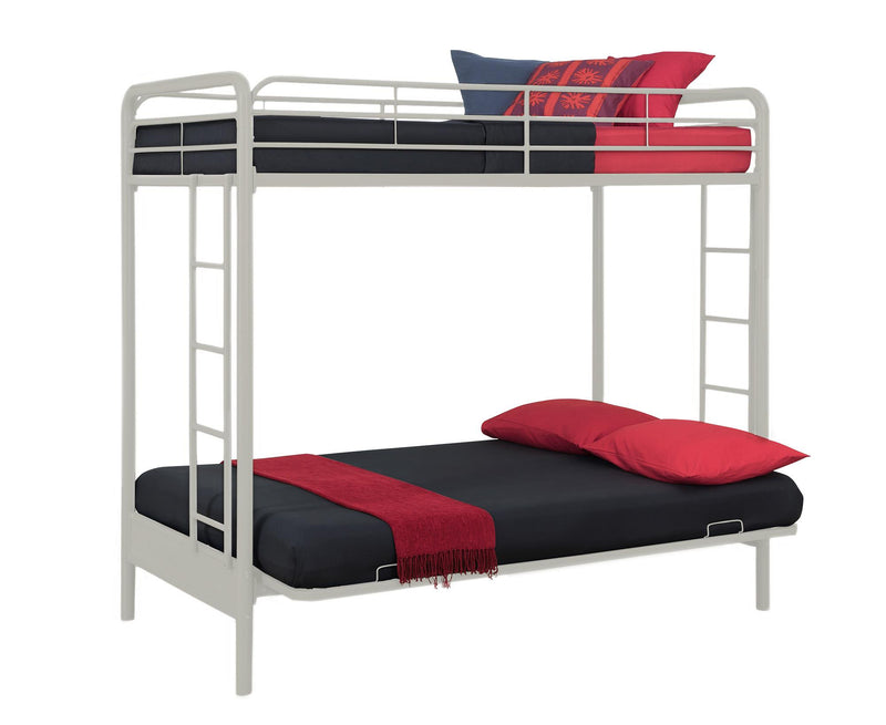 Metal futon bunk bed on sale