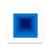 \"After Josef B\" Matted and Framed White 36x36 Wall Art