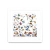 \"Papillon\" Matted and Framed White 30x30 Wall Art