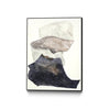 \"Organza 3\" Canvas Framed Black 24x32 Wall Art