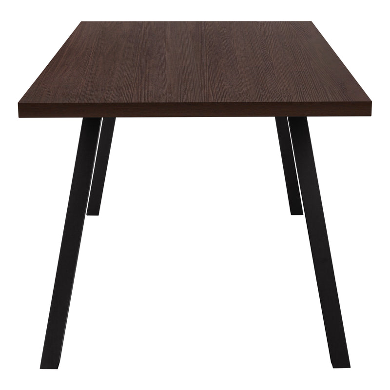 Espresso Black Metal Dining Table The Brick