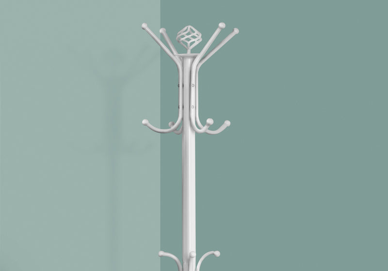 White Metal Coat Rack The Brick