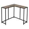 Dark Taupe Wood-look Black Console Table