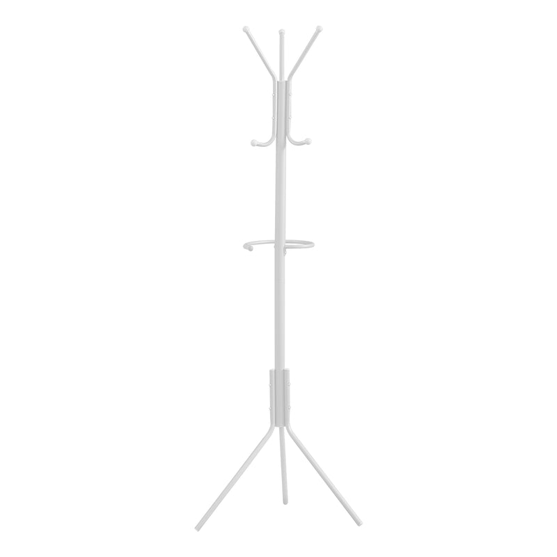 White Metal Coat Rack The Brick