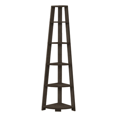 Brown Oak Bookcase