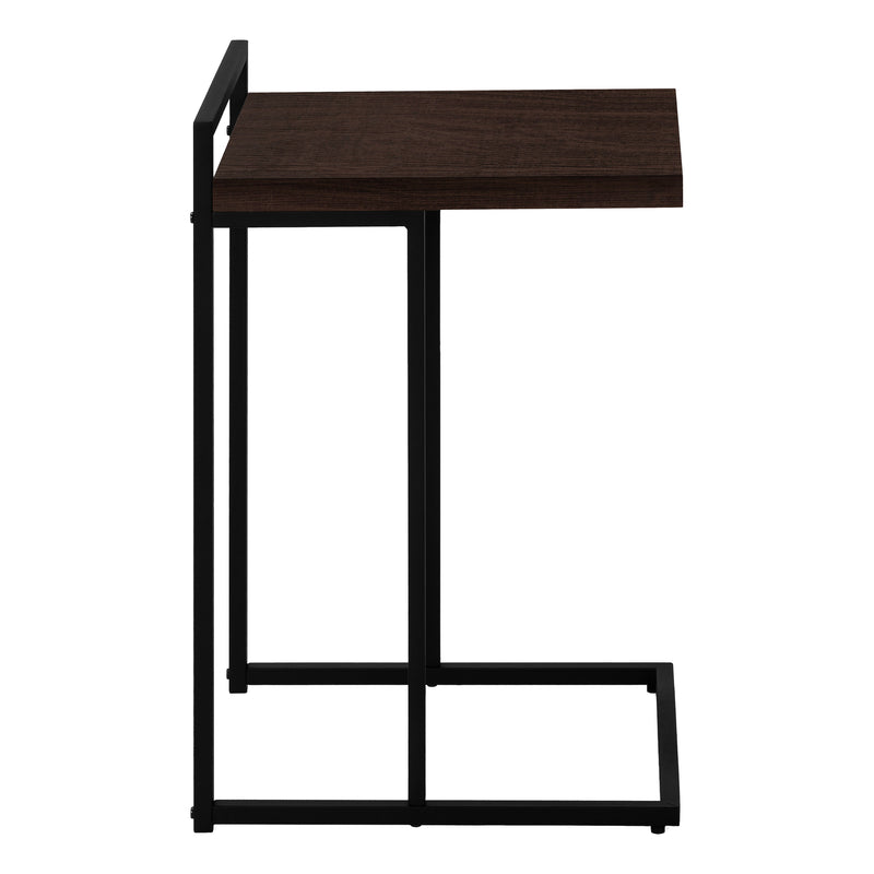Espresso Black Metal Side Table The Brick