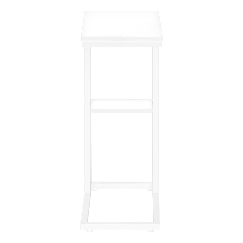 White white Metal Side Table The Brick