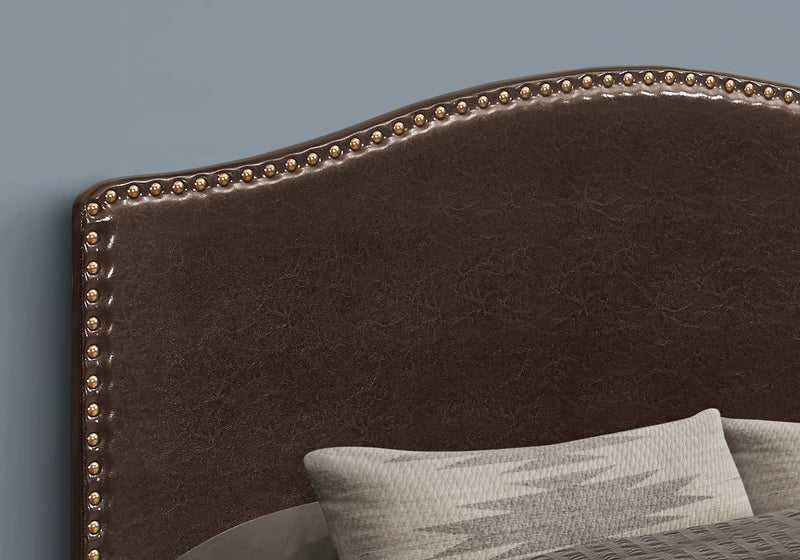 Queen Size Dark Brown Leatherlook Headboard The Brick