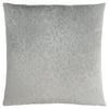 Light Grey Floral Velvet 1pc Pillow