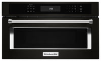 KitchenAid 1.4 Cu. Ft. Built-In Microwave with 900 Watts Cooking - Black Stainless Steel with PrintS…
