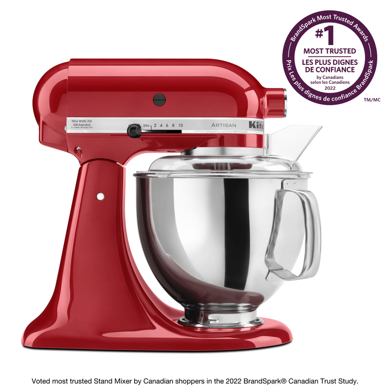 KitchenAid Artisan Series 5Quart TiltHead Stand Mixer KSM150PSER