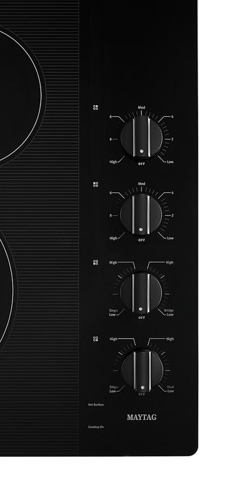 Maytag 30\" 4-Element Electric Cooktop - Black - MEC8830HB