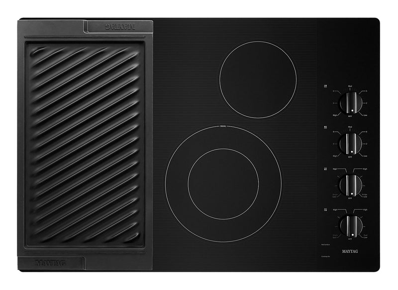 Maytag 30\" 4-Element Electric Cooktop - Black - MEC8830HB