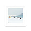\"Troia\" Matted and Framed White 36x36 Wall Art