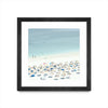 \"Sesimbra I\" Matted and Framed Black 30x30 Wall Art