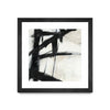\"Construction Ii\" Matted and Framed Black 30x30 Wall Art