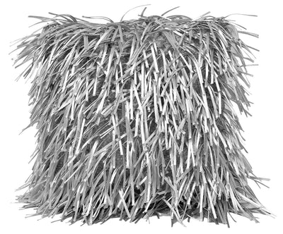 Stringy 16" Decorative Pillow - Grey