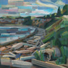 \"Early Morning On The Beach\" Giant Art 72x72 Wall Art