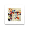 \"Positive Energy I\" Matted and Framed White 30x30 Wall Art