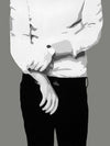 \"Mr.right Black And White\" Giant Art 72x54 Wall Art