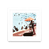\"It's All Going Just Swimmingly\" Matted and Framed White 36x36 Wall Art
