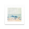 \"If It's The Beaches I\" Matted and Framed White 36x36 Wall Art