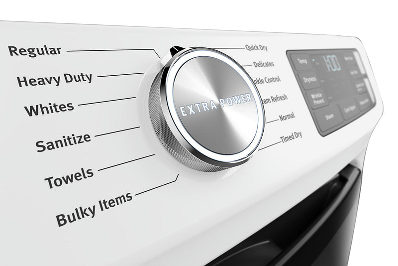 Maytag 7.3 Cu. Ft. Gas Dryer with Steam - White - Stackable - MGD6630HW