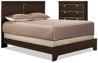 Yorkdale 4-Piece Queen Bed and Chest Package