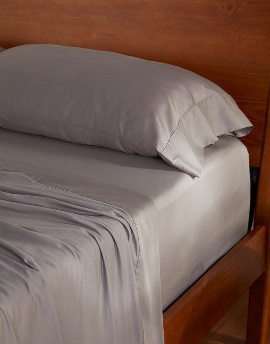 BEDGEAR Hyper-Cotton™ 3-Piece Twin Sheet Set - Grey