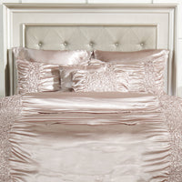 Beatrice 7-Piece King Comforter Set - Taupe