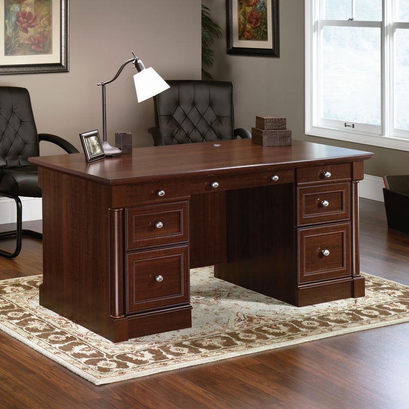 Palladia Executive Desk Select Cherry The Brick