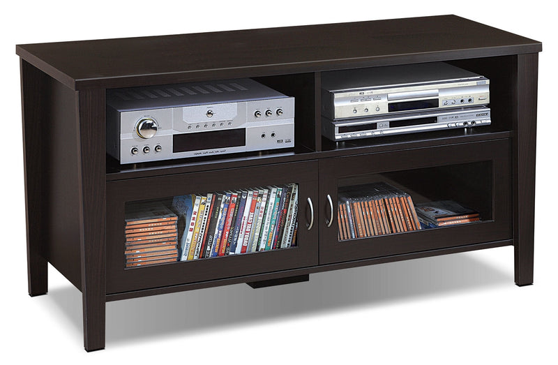 Bailey 47\" TV Stand with Storage and Cable Management for TVs up to 55\"- Coffee Brown