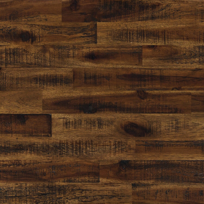 Casey 24\" Rustic End Table with Storage and Shelf - Brown Wood