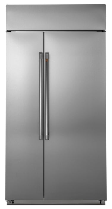 Cafe 42\" 25.1 Cu. Ft. Side-by-Side Refrigerator - Stainless - CSB42WP2NS1