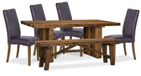 Colby 6-Piece Dining Package with Nampa Chairs