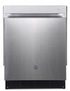 GE 24\" 52 dBA Built-In Top-Control Dishwasher with Steam Pre-Wash - Stainless - GBP534SSPSS