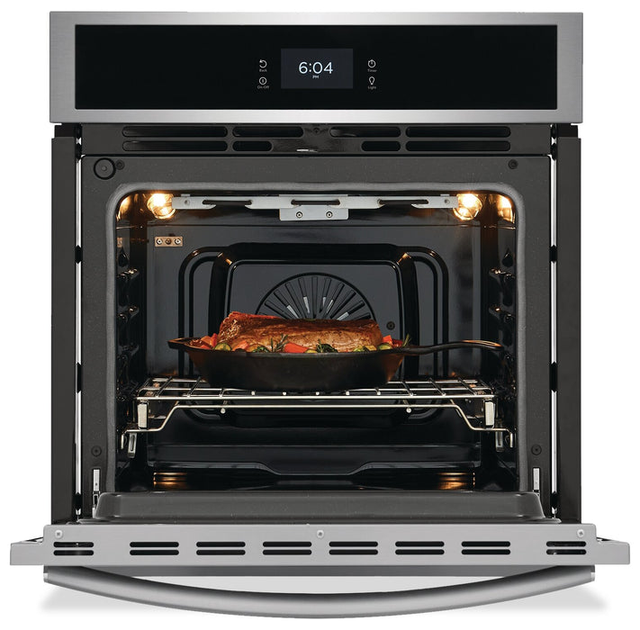 Frigidaire Gallery 27\" 3.8 Cu. Ft. Electric Single Wall Oven with Total Convection - Smudge-Proof® Stainless Steel\t - GCWS2767AF
