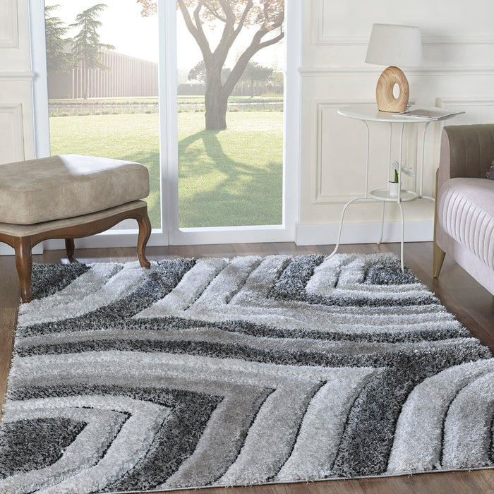 Gray Shade Area Rug - 7'10\" x 9'10\"