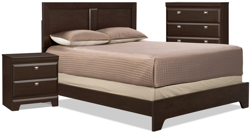 Yorkdale 5-Piece Queen Bedroom Package with Chest and Nightstand